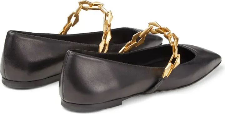Diamond Tilda leather ballerina shoes - Image 3