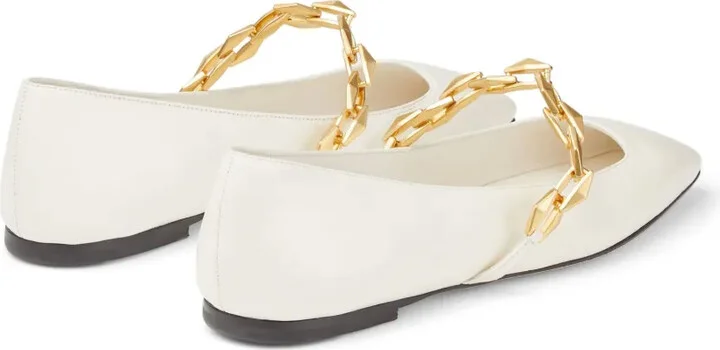 Diamond Tilda leather ballerina shoes - Image 3