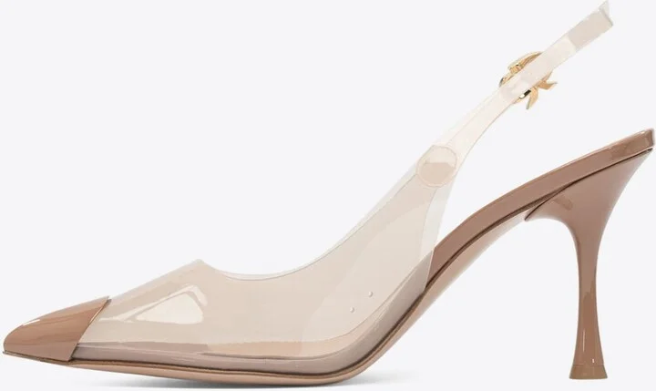 Diana 85 PVC Slingback Pumps - Image 2