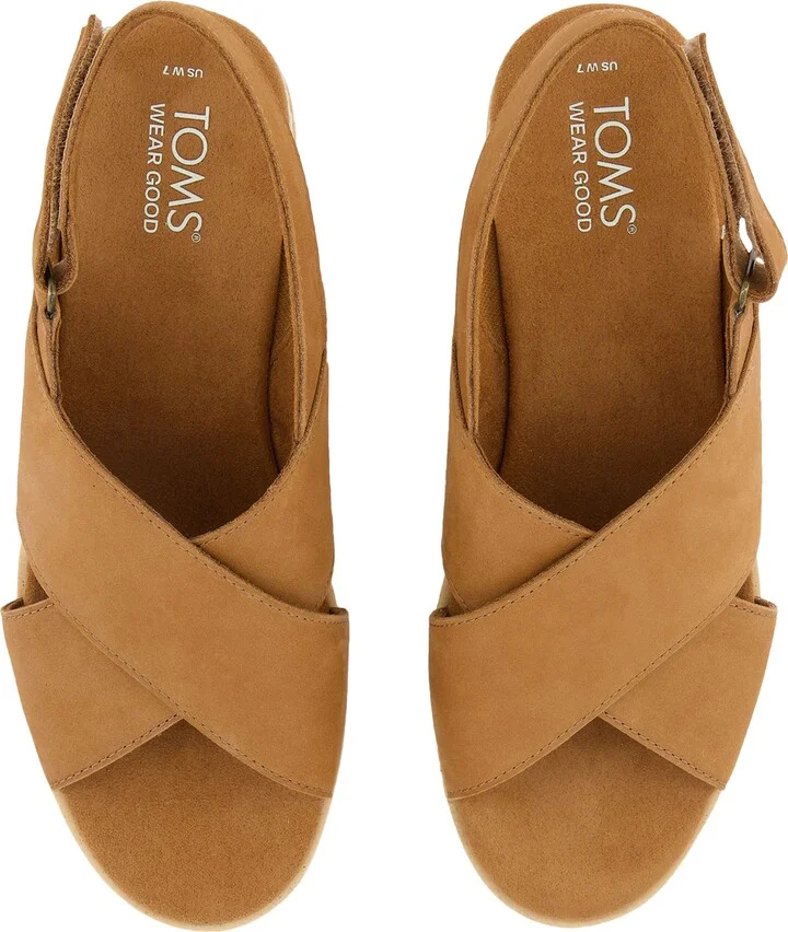 Diana Crossover Platform Wedge Sandal - Image 4