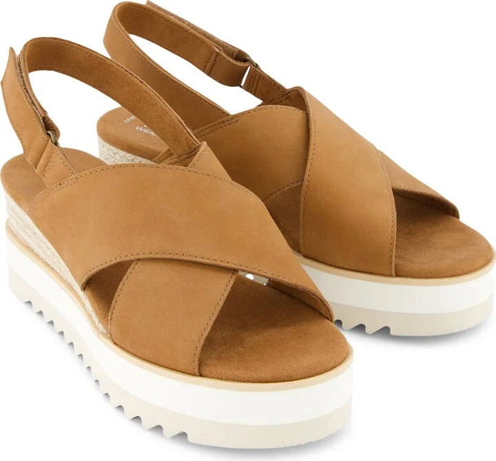 Diana Crossover Platform Wedge Sandal - Image 6