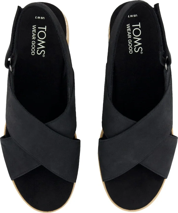 Diana Crossover Platform Wedge Sandal - Image 10
