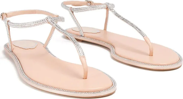 Diana crystal-embellished flat sandals - Image 2
