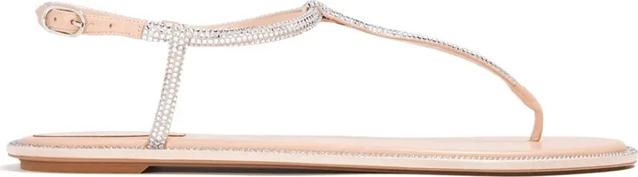 Diana crystal-embellished flat sandals
