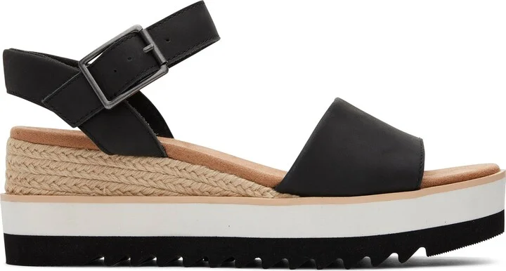 Diana Leather Wedge Sandal - Image 2