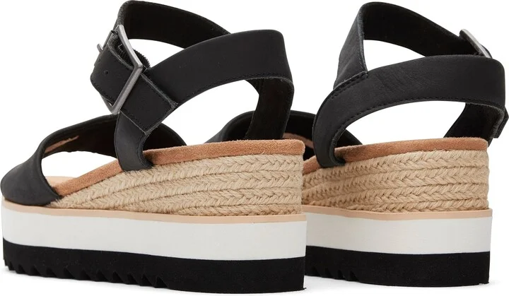 Diana Leather Wedge Sandal - Image 4