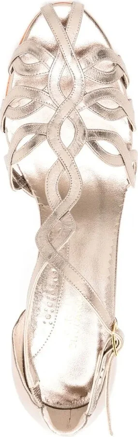 Diana metallic-effect sandals - Image 4