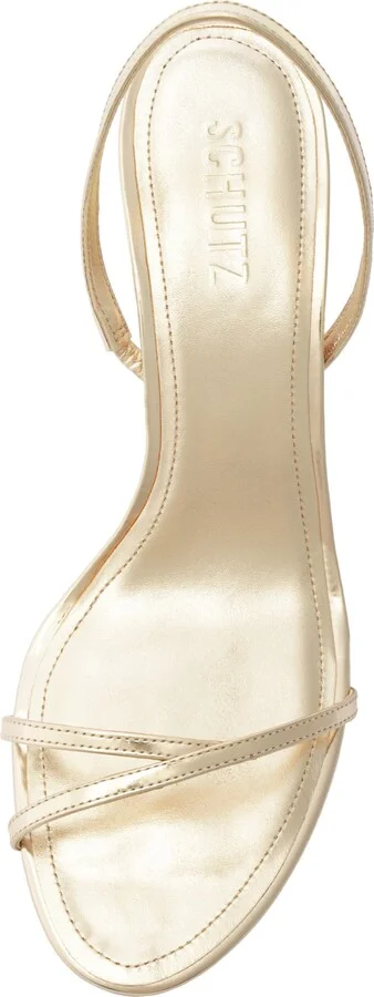 Diana Metallic Slingback Sandal - Image 5