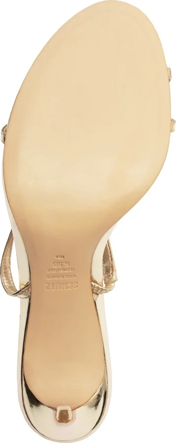 Diana Metallic Slingback Sandal - Image 6