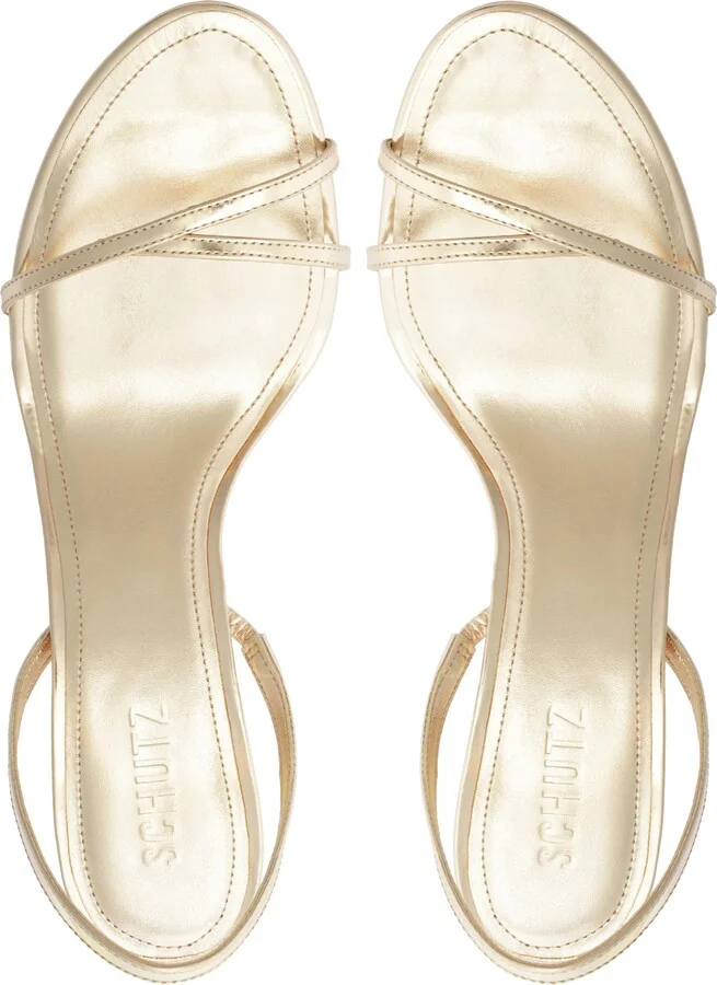 Diana Metallic Slingback Sandal - Image 11
