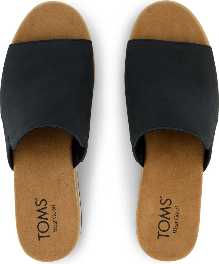 Diana Mule Wedge Sandal Leather - Image 5