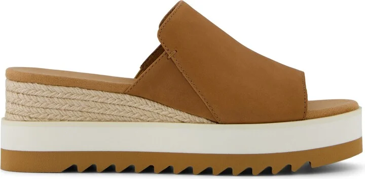 Diana Mule Wedge Sandal Sugar Leather - Image 2