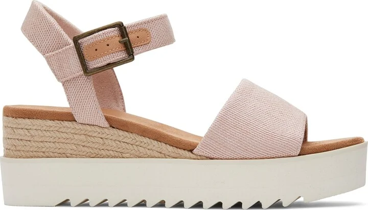 Diana Pink Wedge Sandal