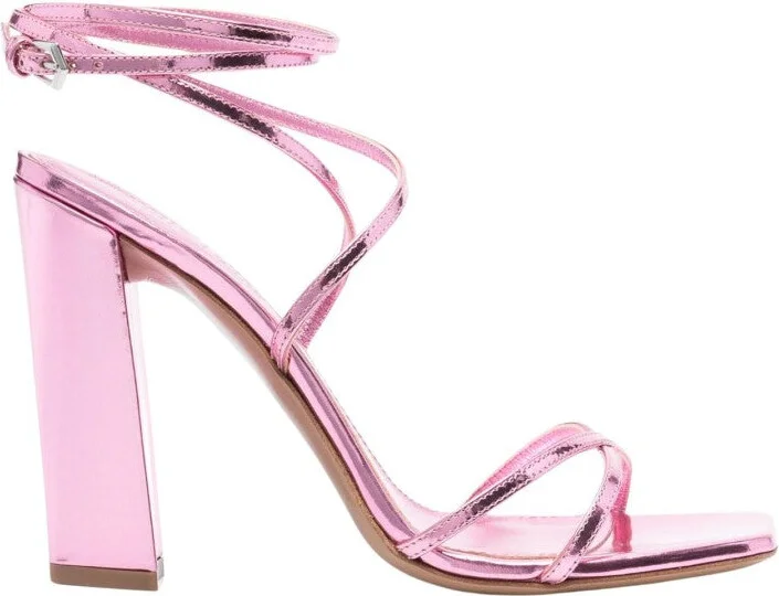 Diana Sandals With Metallic Finish