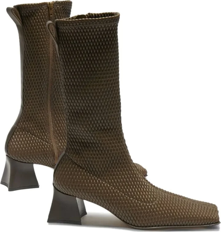 Diana square-toe boots