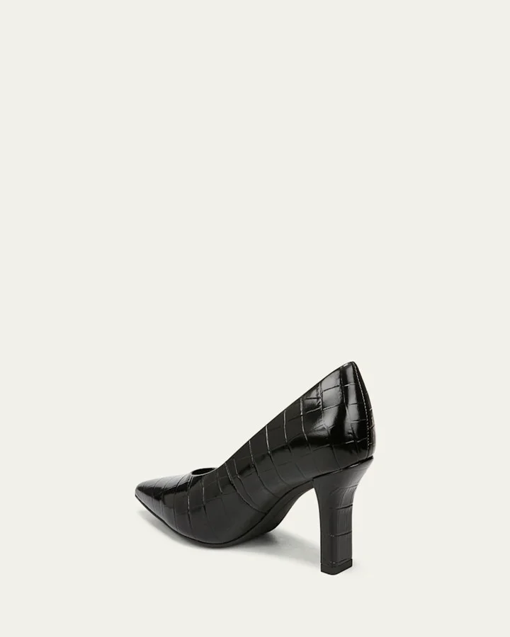 Diane Croco-Embossed Pumps - Image 2