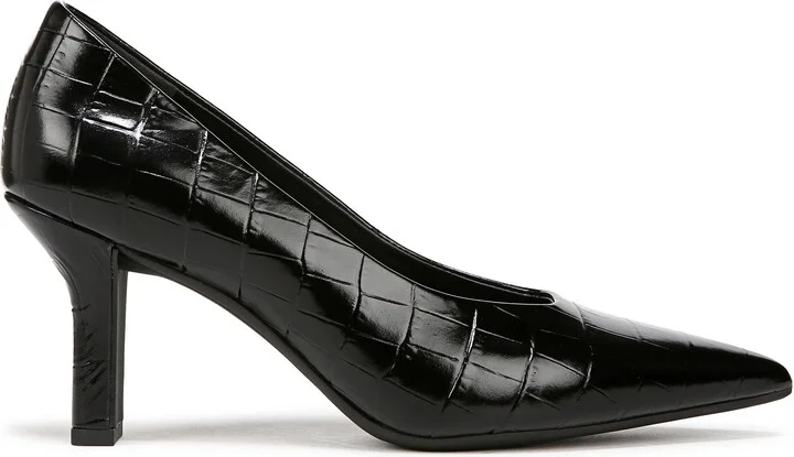 Dianen Croc Embossed Pointed Toe Pump - Image 3