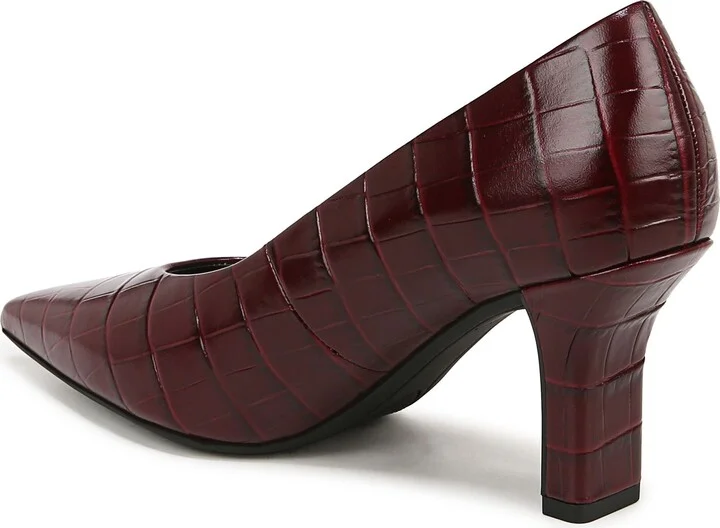 Dianen Croc Embossed Pointed Toe Pump - Image 11