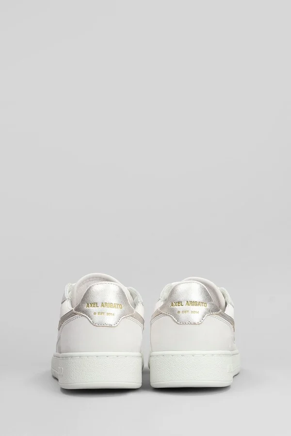 Dice-a Sneakers In White Leather - Image 4