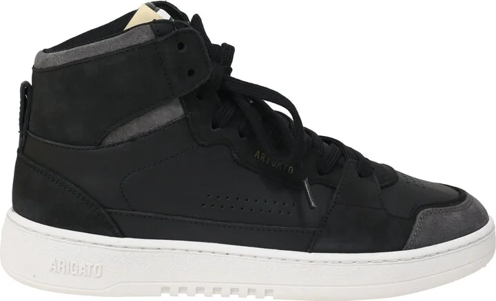 Dice Hi Sneakers in Black Leather