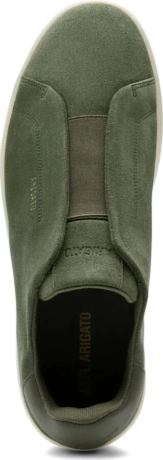 Dice Laceless elastic-panel suede-textured sneakers - Image 3
