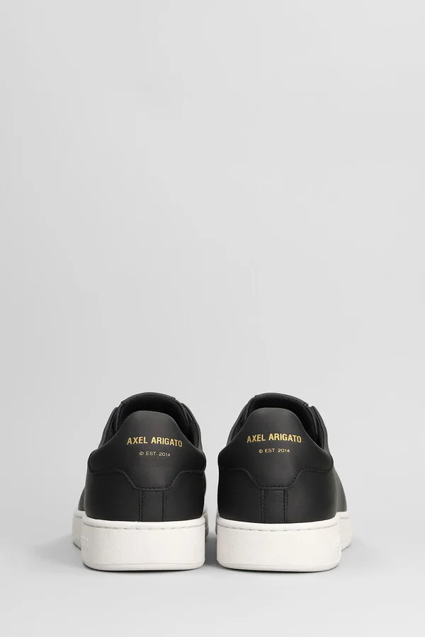 Dice Laceless Sneakers In Black Leather - Image 4