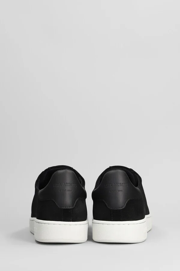 Dice Laceless Sneakers In Black Suede - Image 4