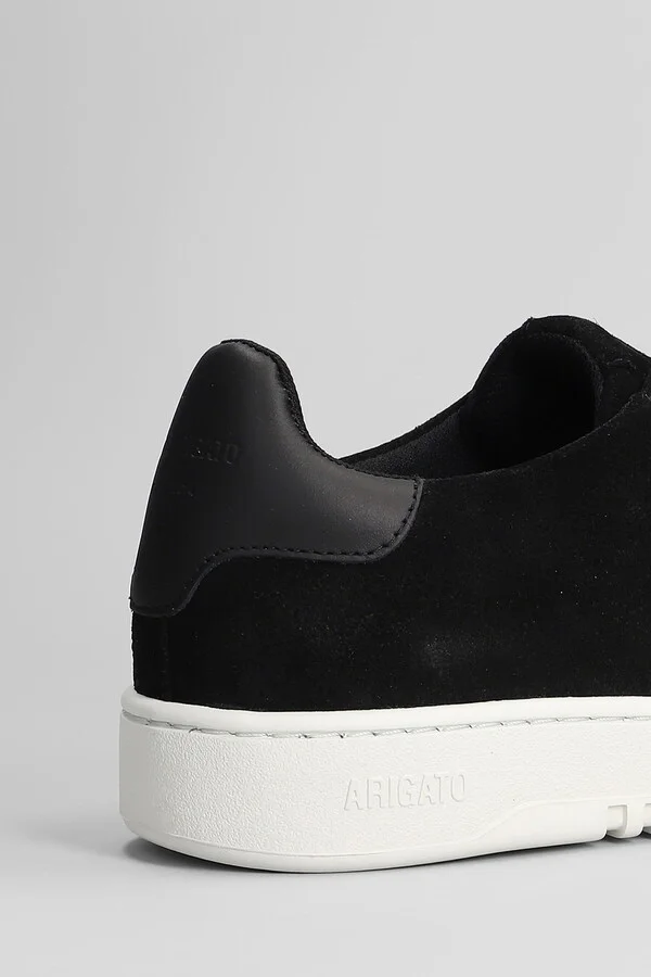 Dice Laceless Sneakers In Black Suede - Image 5