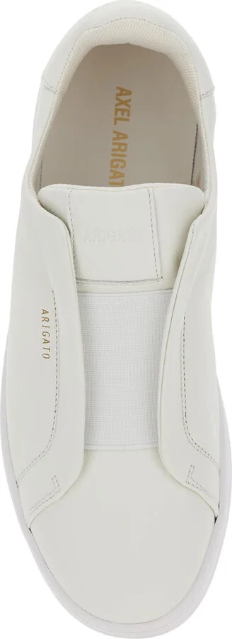 'dice Laceless' White Low Top Sneakers With Logo Lettering On Side And Heel In Leather Man - Image 4