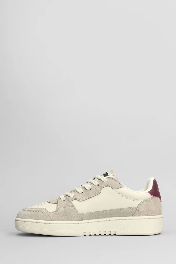 Dice Lo Bee Bird Sneakers In Beige Suede And Leather - Image 3