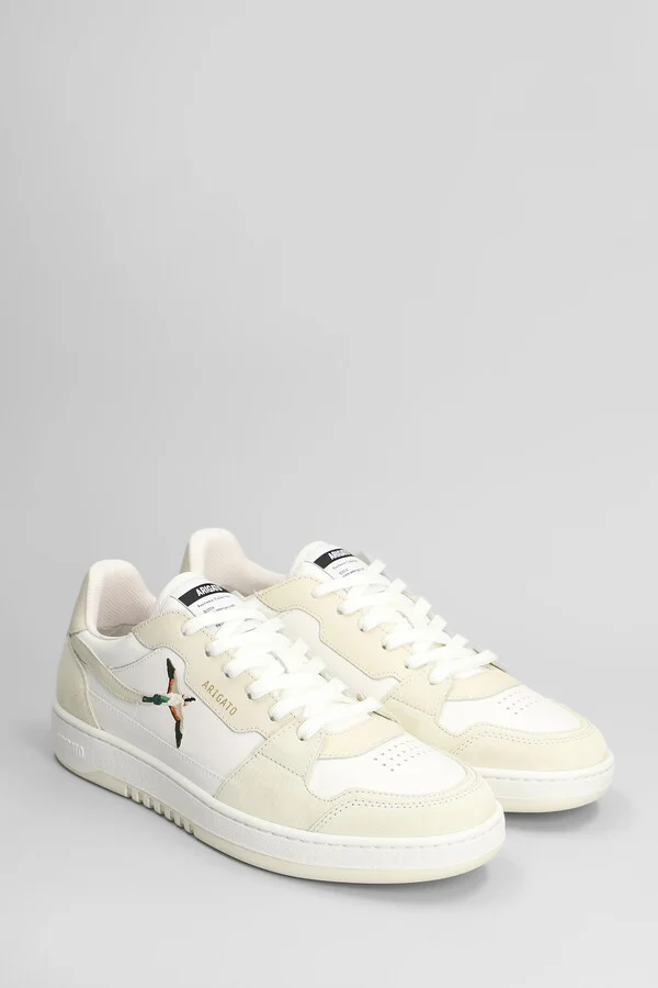 Dice Lo Bee Bird Sneakers In White Leather - Image 2