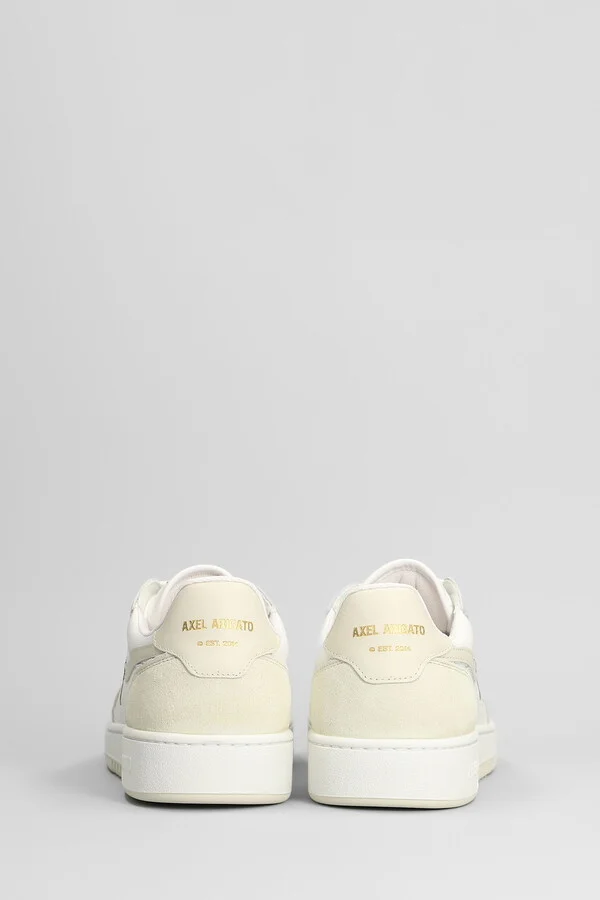 Dice Lo Bee Bird Sneakers In White Leather - Image 4