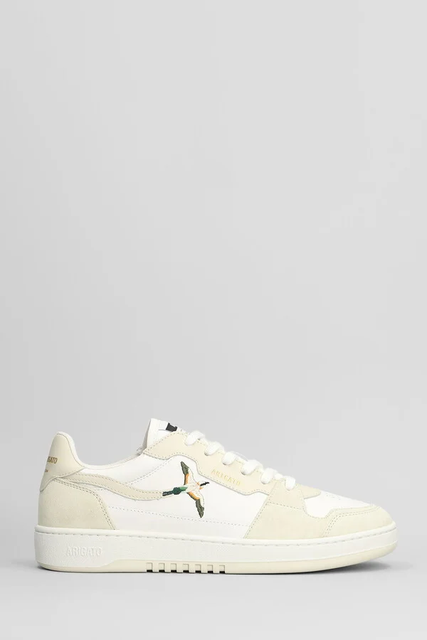 Dice Lo Bee Bird Sneakers In White Leather