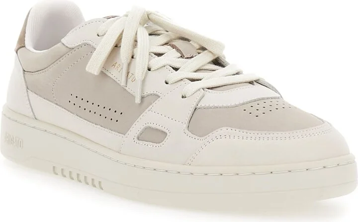 'dice Lo' Beige Low Top Sneakers With Logo Patch On The Tongue And Logo Lettering On The Heel In Leather Man - Image 2