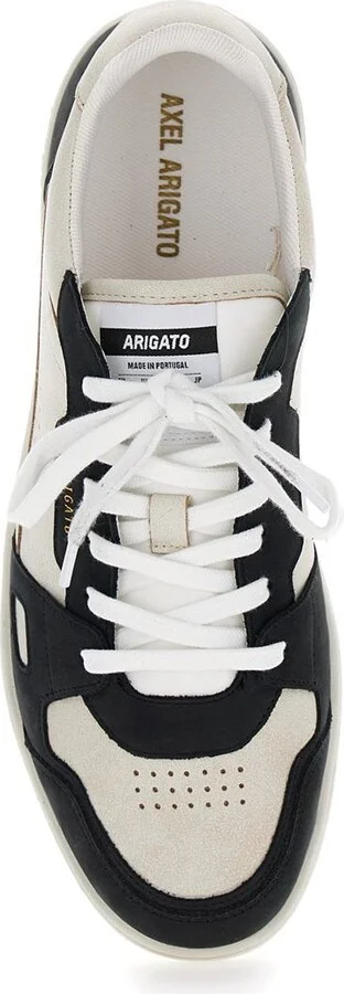'Dice Lo' Black And Beige Two-Tone Sneakers In Calf Leather Man - Image 3