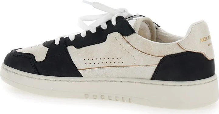 'dice Lo' Black And Beige Two-tone Sneakers In Calf Leather Man - Image 2