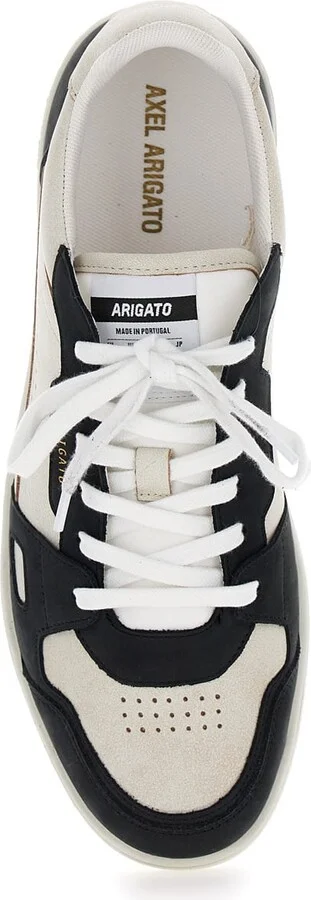 'dice Lo' Black And Beige Two-tone Sneakers In Calf Leather Man - Image 3