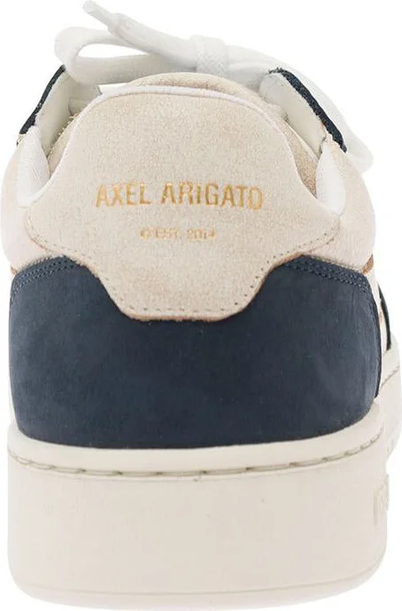 'Dice Lo' Blue And White Two-Tone Sneakers In Calf Leather Man - Image 3