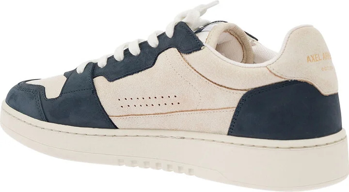 'dice Lo' Blue And White Two-tone Sneakers In Calf Leather Man - Image 2