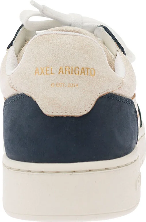 'dice Lo' Blue And White Two-tone Sneakers In Calf Leather Man - Image 3