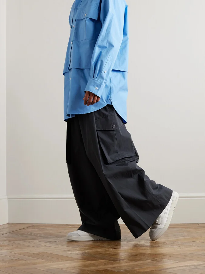 Dice Lo Nubuck-Trimmed Leather Sneakers - Image 2