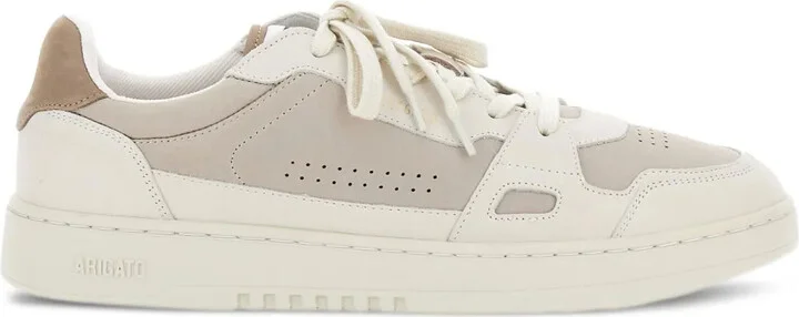 Dice Lo perforated suede trainers