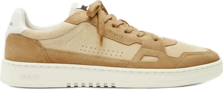 Dice Lo suede-leather panelled sneakers