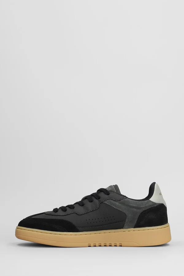 Dice T-toe Sneakers In Black Suede And Leather - Image 3