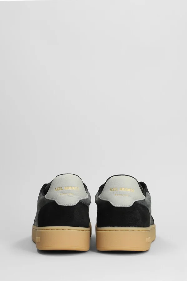 Dice T-toe Sneakers In Black Suede And Leather - Image 4