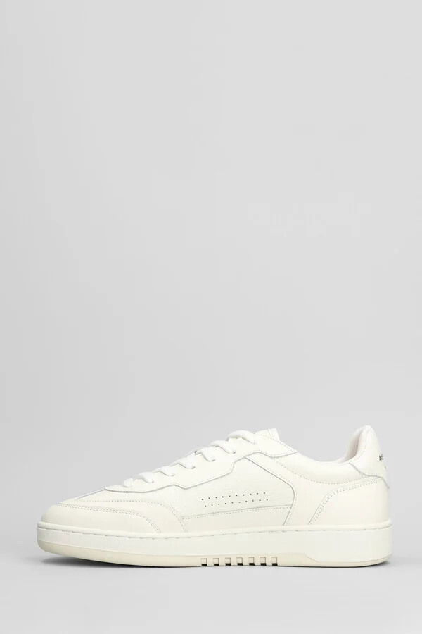 Dice T-toe Sneakers In White Leather - Image 3
