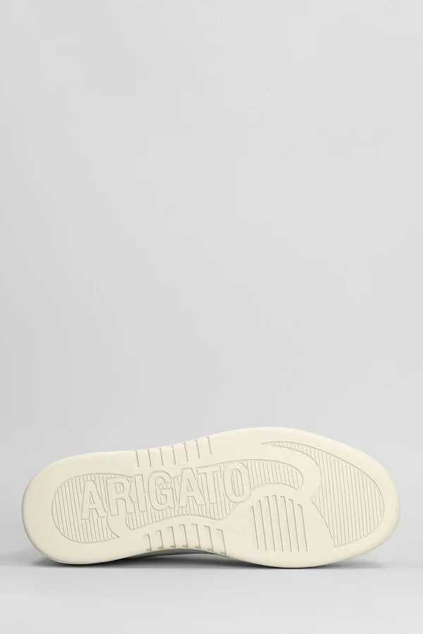 Dice T-toe Sneakers In White Leather - Image 5