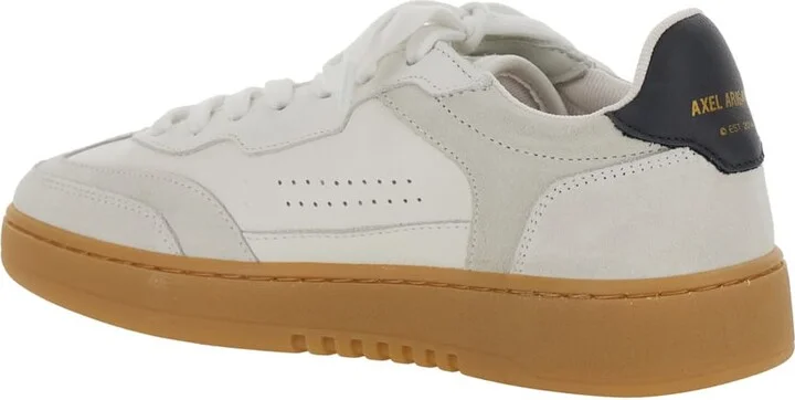 'dice T-toe' White Low Top Sneakers With Logo Patch On The Tongue And Logo Lettering On The Rear In Leather Man - Image 2