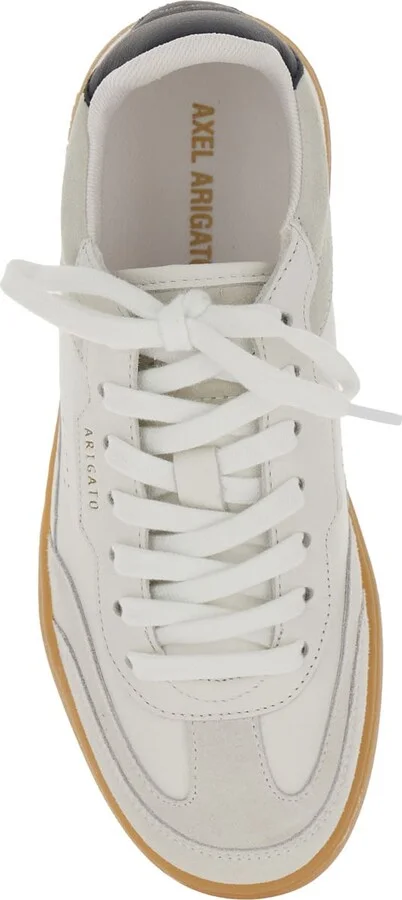 'dice T-toe' White Low Top Sneakers With Logo Patch On The Tongue And Logo Lettering On The Rear In Leather Man - Image 3