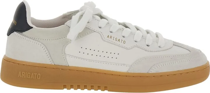 'dice T-toe' White Low Top Sneakers With Logo Patch On The Tongue And Logo Lettering On The Rear In Leather Man - Image 4
